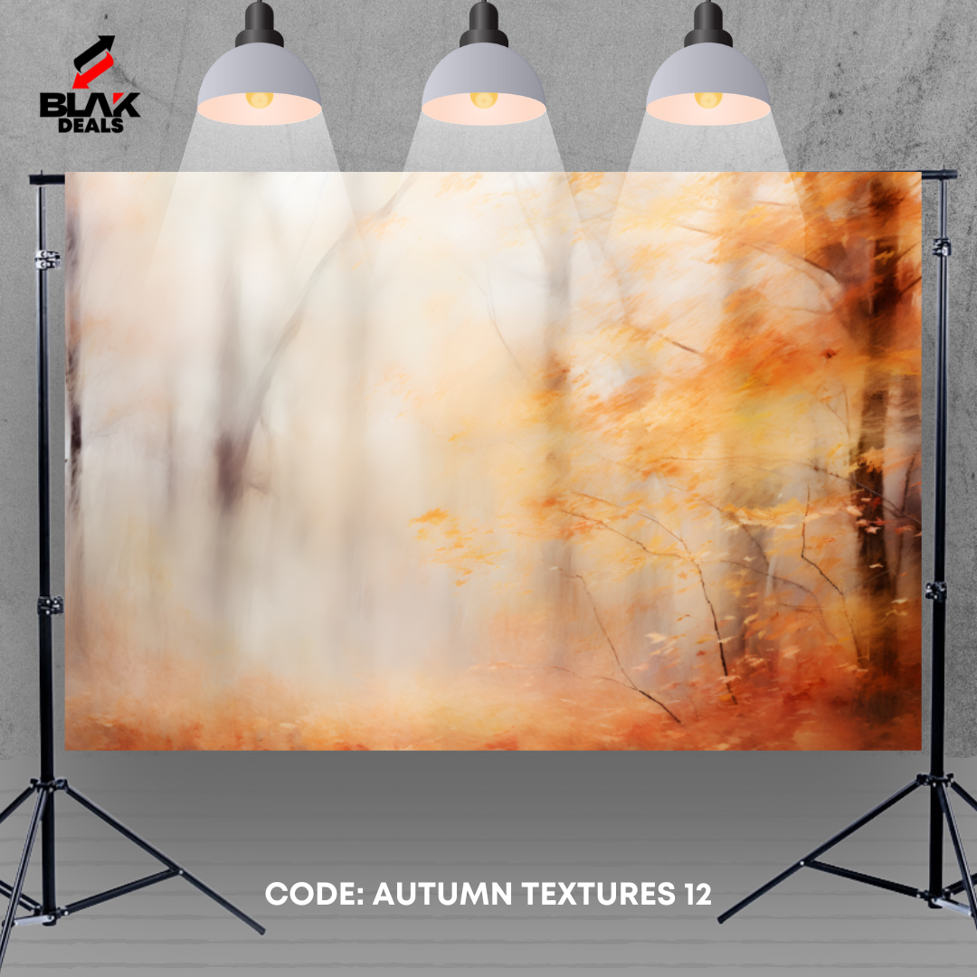 Autumn Textures Family Maternity Couple Fall Photography Backdrop Photoshoot | BLAK Deals