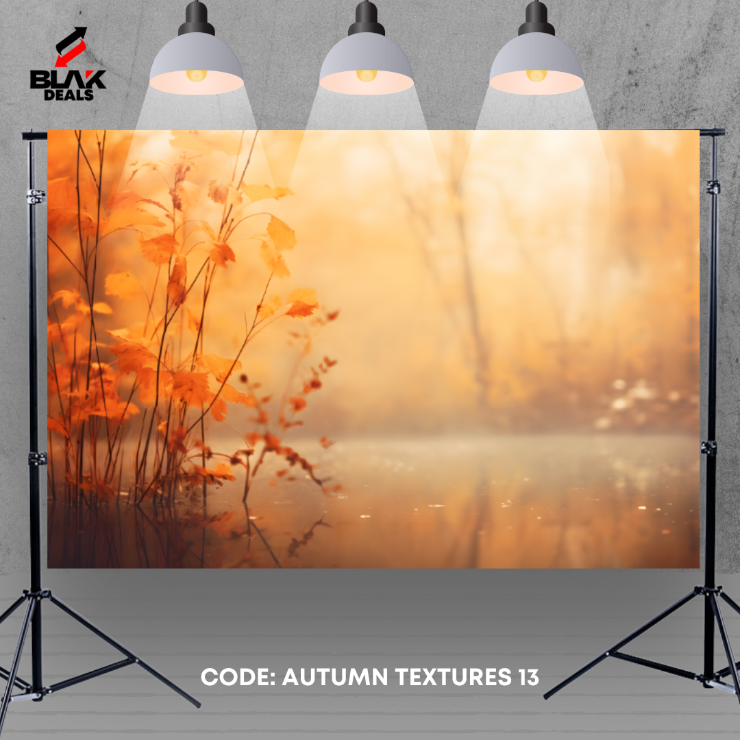 Autumn Textures Family Maternity Couple Fall Photography Backdrop Photoshoot | BLAK Deals