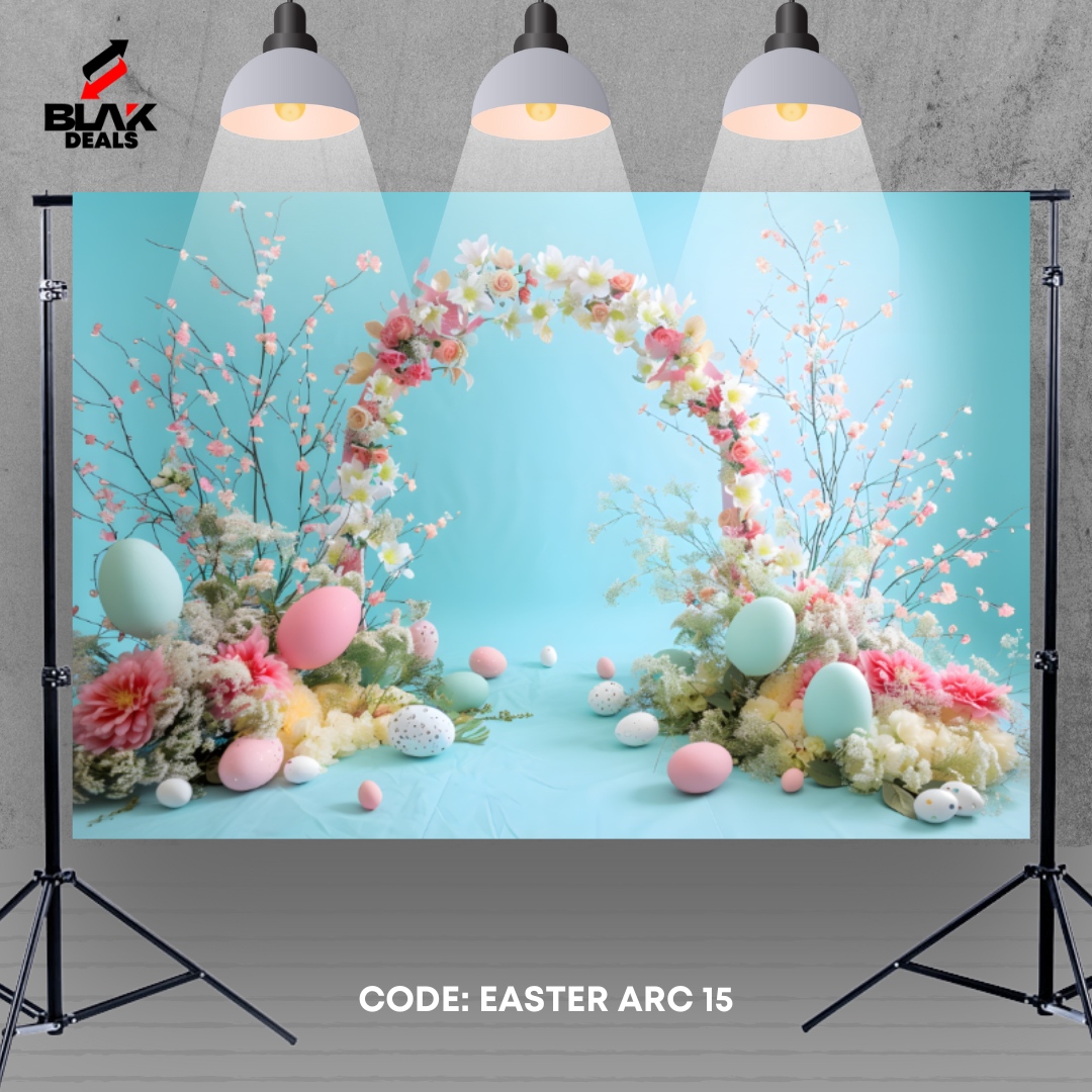 Arc Easter Newborn Toddler Kids Photography Backdrop Photoshoot | BLAK Deals