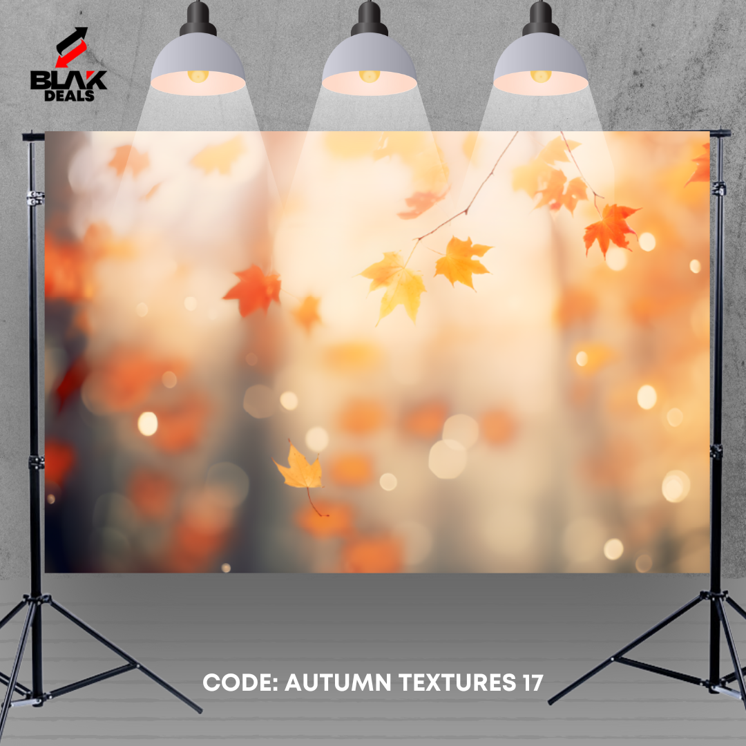 Autumn Textures Family Maternity Couple Fall Photography Backdrop Photoshoot | BLAK Deals