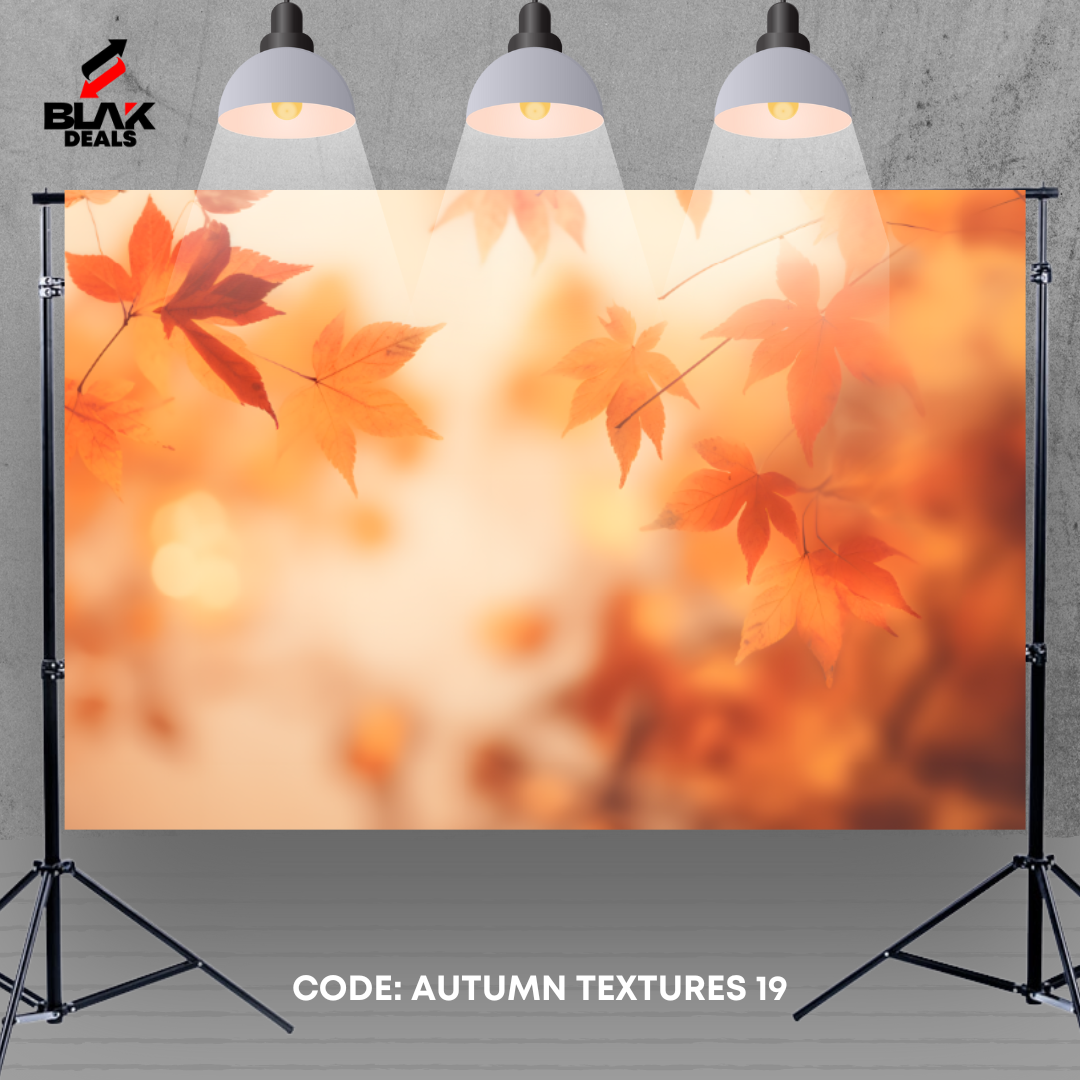 Autumn Textures Family Maternity Couple Fall Photography Backdrop Photoshoot | BLAK Deals