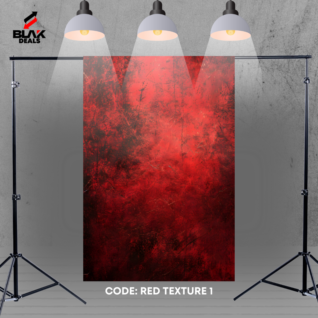 Red Texture Family Couple Portrait Maternity Photography Backdrop Photoshoot | BLAK Deals