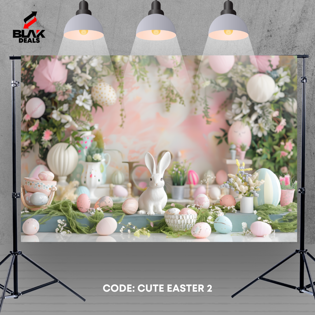 Cute Easter Newborn Toddler Kids Photography Backdrop Photoshoot | BLAK Deals