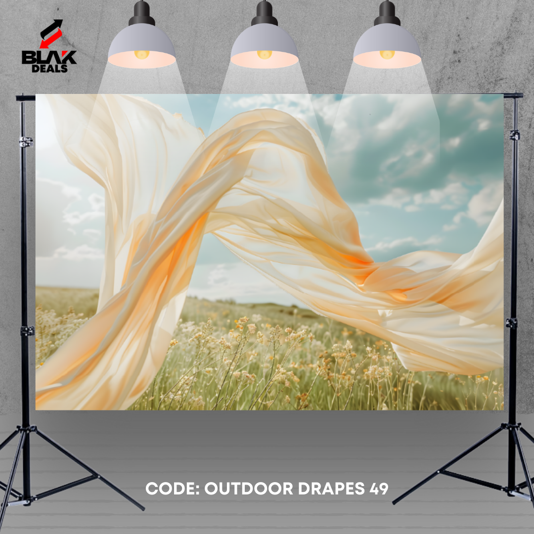 Outdoor Flowing Drapes Family Couple Maternity  Photography Backdrop Photoshoot | BLAK Deals