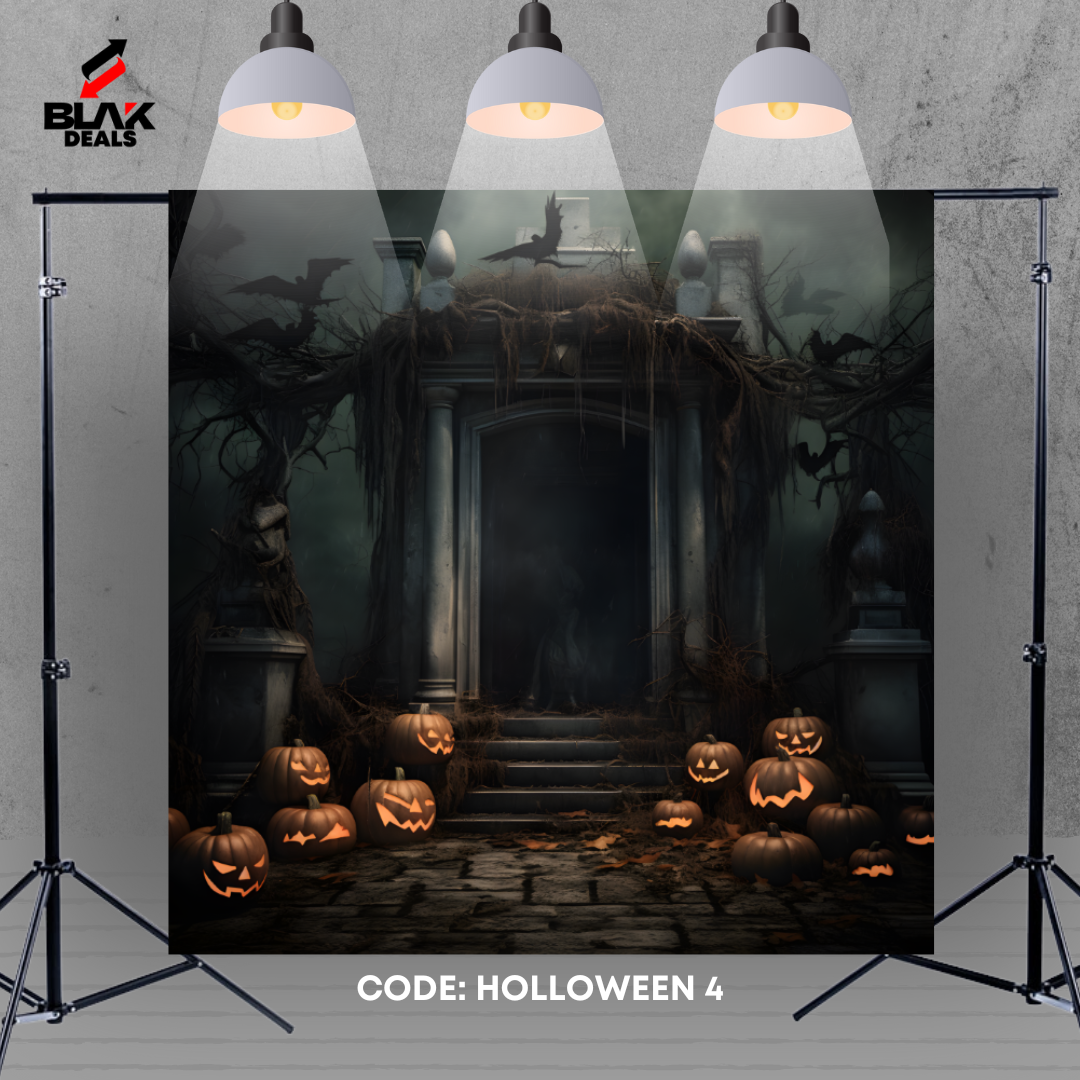 Arc Halloween Photography Backdrop Photoshoot | BLAK Deals