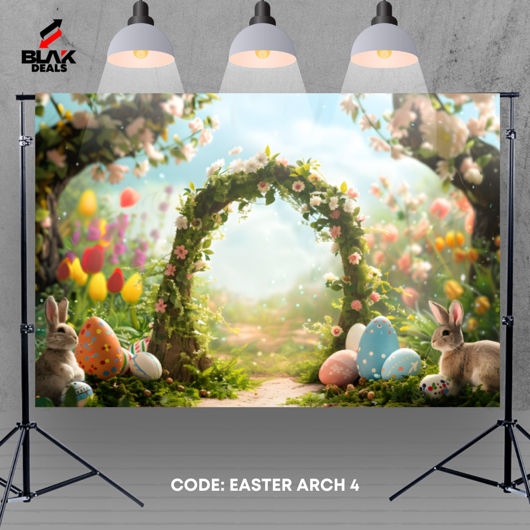 Arc Easter Newborn Toddler Kids Photography Backdrop Photoshoot | BLAK Deals