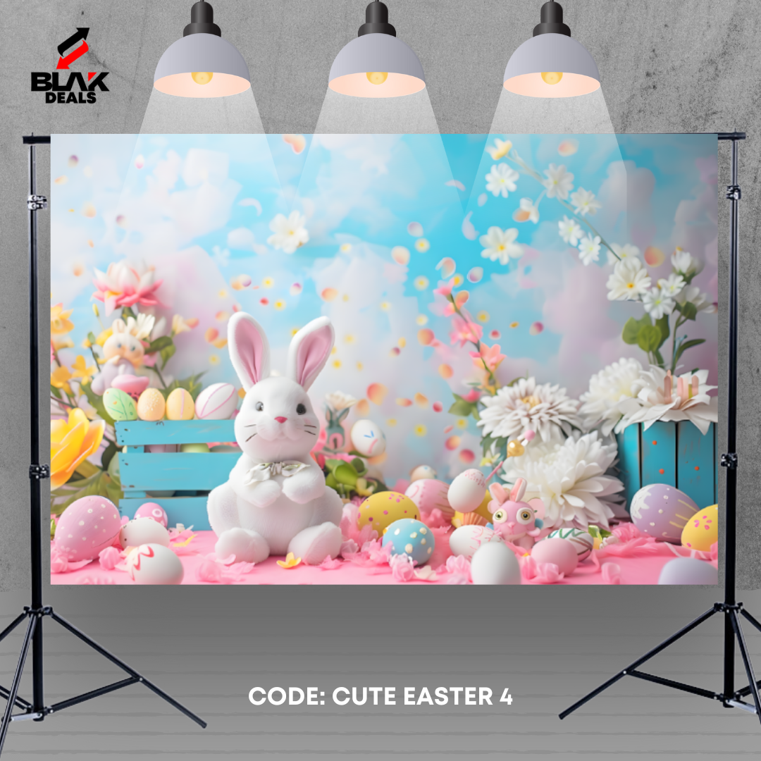 Cute Easter Newborn Toddler Kids Photography Backdrop Photoshoot | BLAK Deals