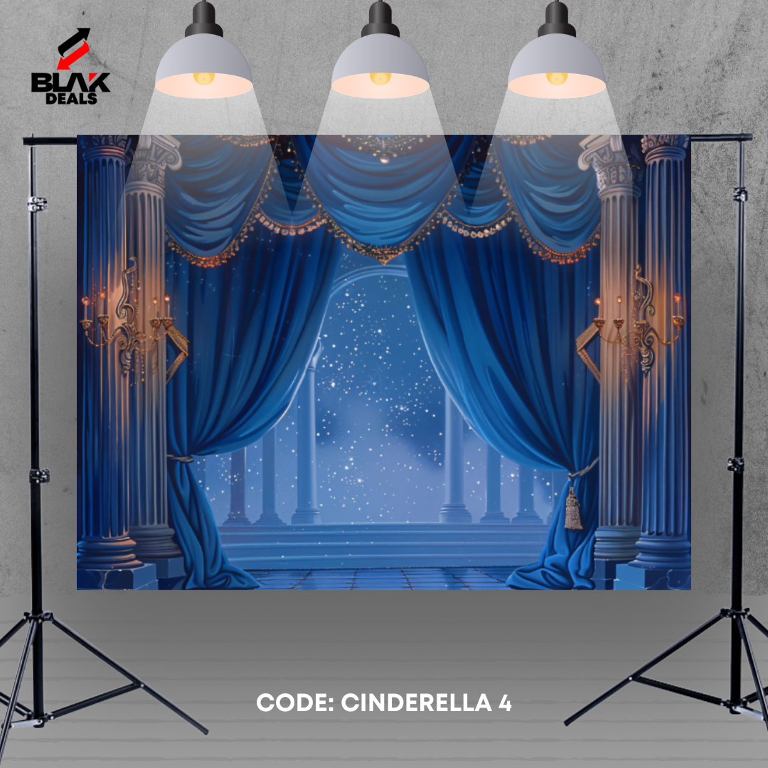 Cinderella Fairytale Kids Newborn Toddler Photography Backdrop Photoshoot | BLAK Deals