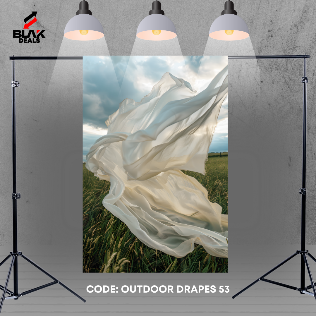 Outdoor Flowing Drapes Family Couple Maternity  Photography Backdrop Photoshoot | BLAK Deals