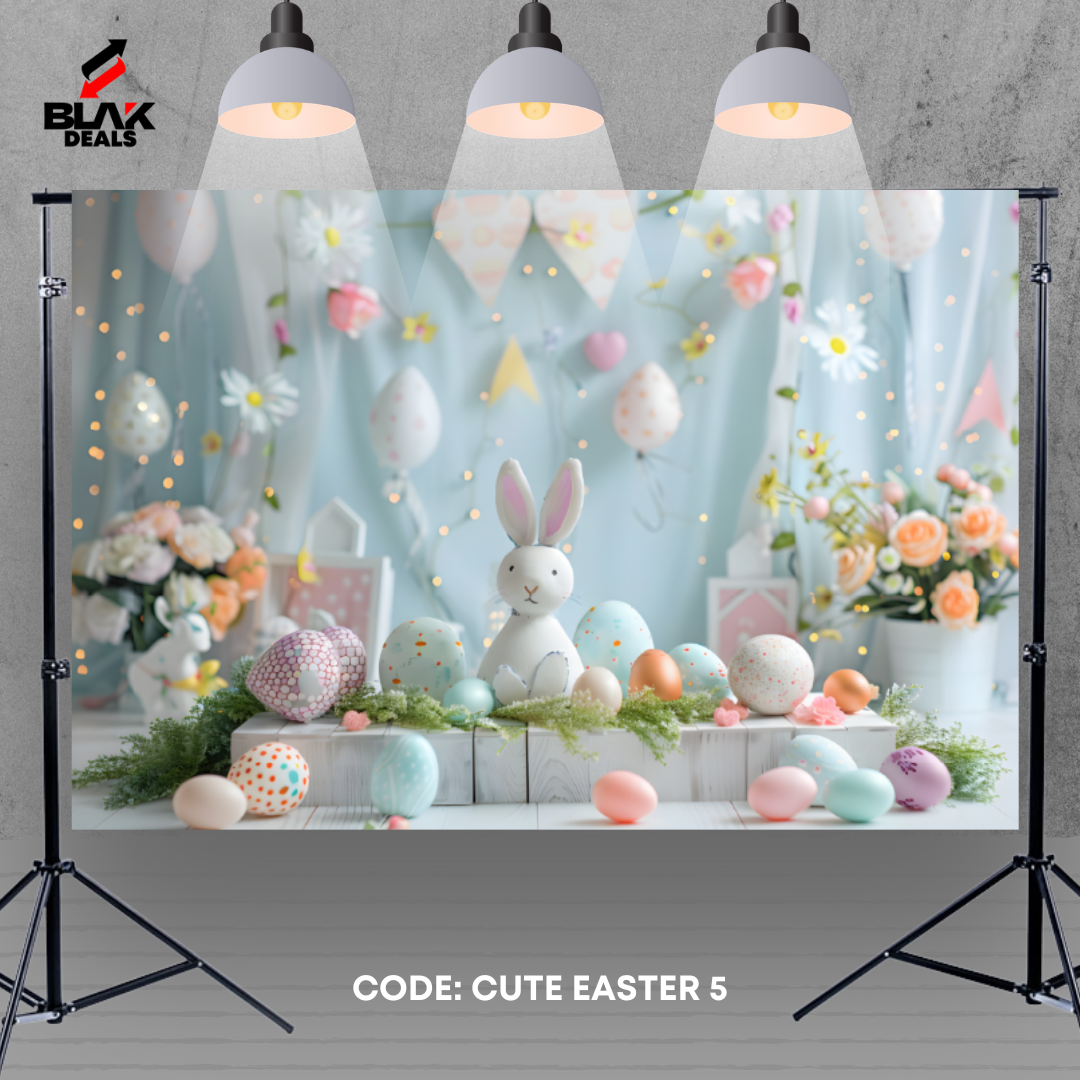 Cute Easter Newborn Toddler Kids Photography Backdrop Photoshoot | BLAK Deals