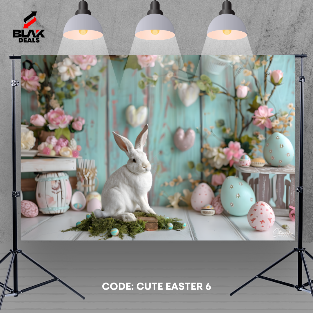 Cute Easter Newborn Toddler Kids Photography Backdrop Photoshoot | BLAK Deals