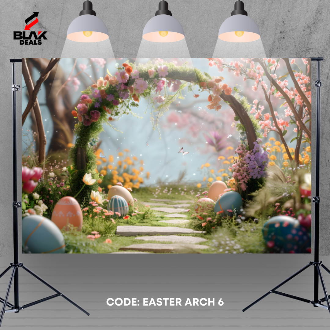 Arc Easter Newborn Toddler Kids Photography Backdrop Photoshoot | BLAK Deals