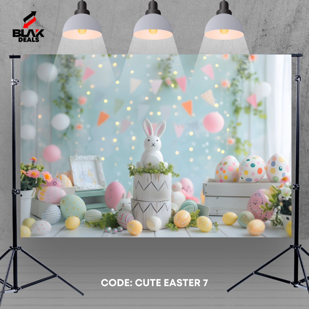 Cute Easter Newborn Toddler Kids Photography Backdrop Photoshoot | BLAK Deals