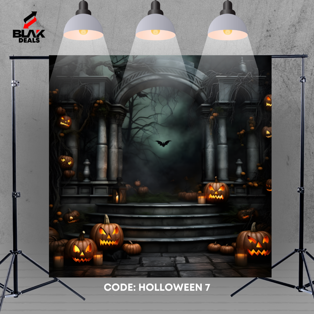 Arc Halloween Photography Backdrop Photoshoot | BLAK Deals