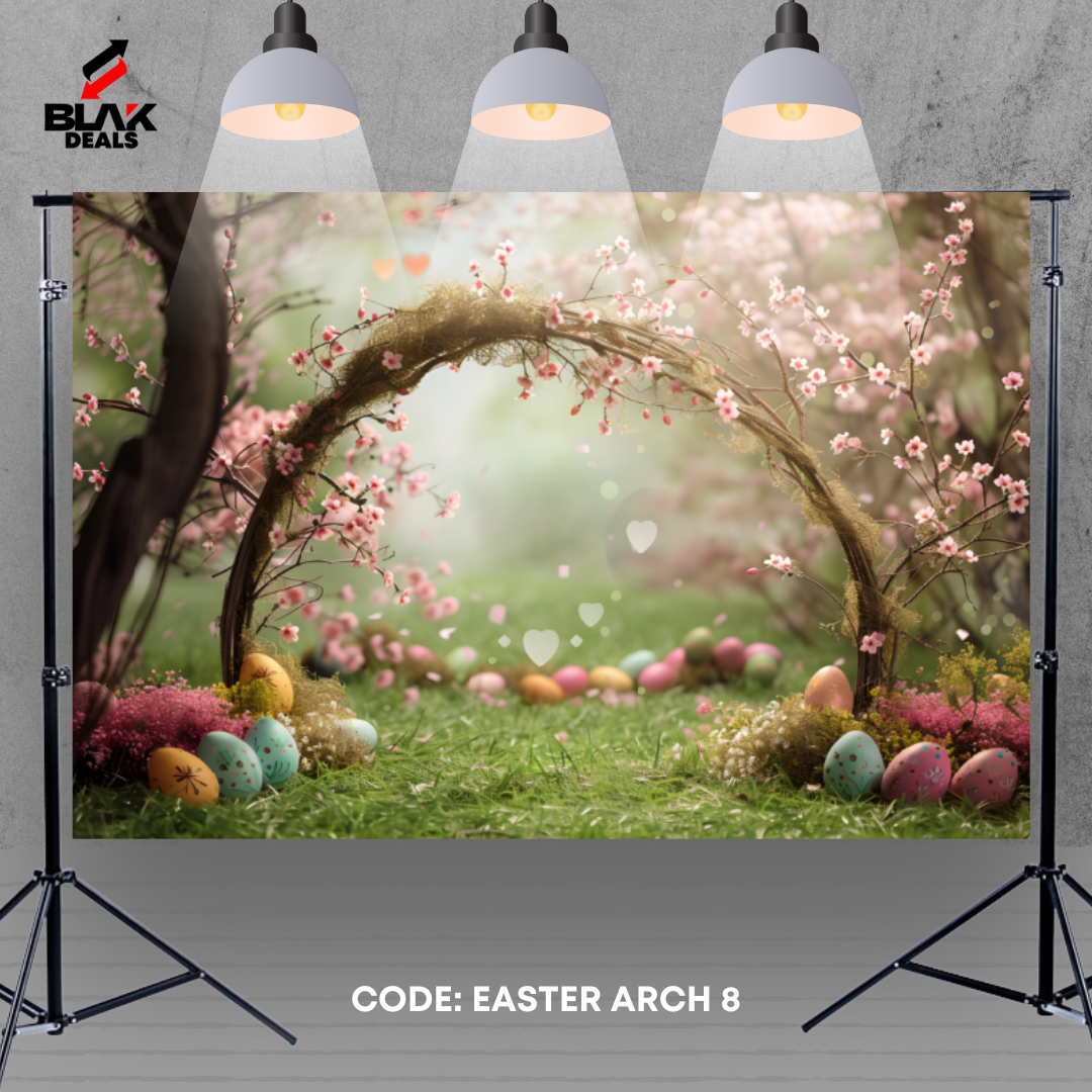 Arc Easter Newborn Toddler Kids Photography Backdrop Photoshoot | BLAK Deals