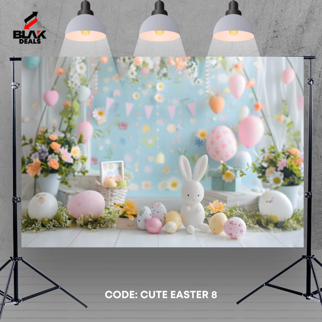 Cute Easter Newborn Toddler Kids Photography Backdrop Photoshoot | BLAK Deals