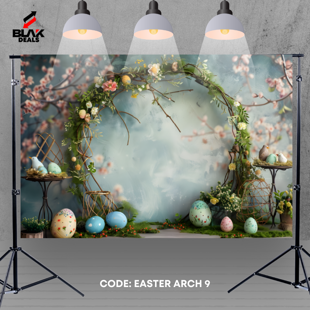 Arc Easter Newborn Toddler Kids Photography Backdrop Photoshoot | BLAK Deals