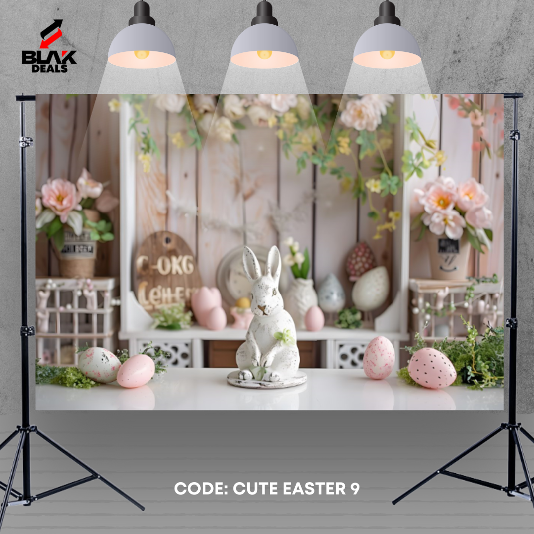 Cute Easter Newborn Toddler Kids Photography Backdrop Photoshoot | BLAK Deals