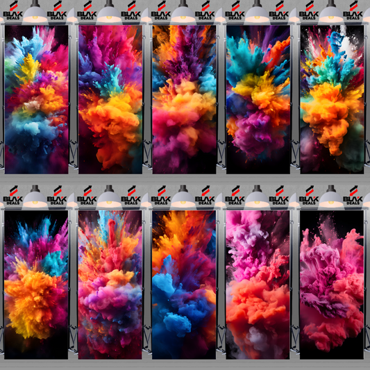 Powder Explosion Colorful Smoke Maternity Portrait Photography Backdrop Photoshoot | BLAK Deals