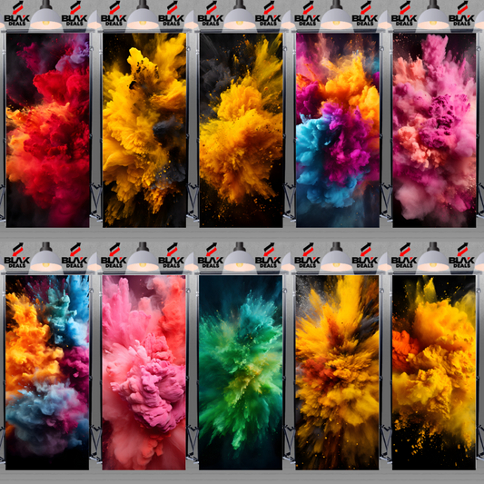 Powder Explosion Colorful Smoke Maternity Portrait Photography Backdrop Photoshoot | BLAK Deals