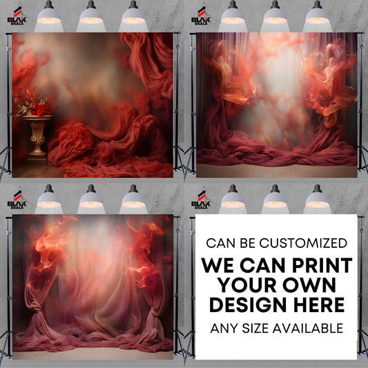 Red Flowing Drapes Family Couple Maternity  Red Photography Backdrop Photoshoot | BLAK Deals