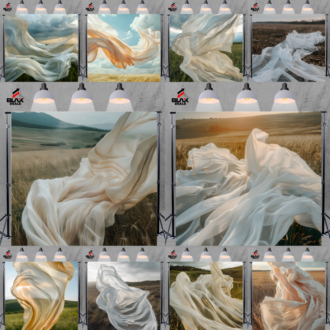 Outdoor Flowing Drapes Family Couple Maternity  Photography Backdrop Photoshoot | BLAK Deals