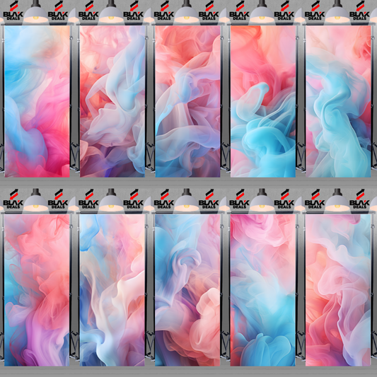 Pastel Pink Blue Smoke Maternity Portrait Photography Backdrop Photoshoot | BLAK Deals